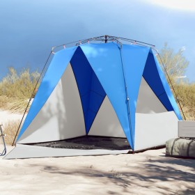 Tienda de playa 4 personas impermeable apertura rápida azul de vidaXL, Tiendas de campaña - Ref: Foro24-4005305, Precio: 96,8...
