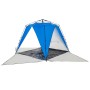 Tienda de playa 4 personas impermeable apertura rápida azul de vidaXL, Tiendas de campaña - Ref: Foro24-4005305, Precio: 96,8...