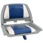 Set asientos plegables para barco 4 uds con cojín blanco y azul de vidaXL, Veleros - Ref: Foro24-272241, Precio: 164,40 €, De...