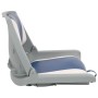 Set asientos plegables para barco 4 uds con cojín blanco y azul de vidaXL, Veleros - Ref: Foro24-272241, Precio: 166,68 €, De...