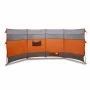 Cortaviento de camping impermeable gris naranja 366x152x152 cm de vidaXL, Paravientos - Ref: Foro24-94742, Precio: 41,08 €, D...