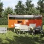 Cortaviento de camping impermeable gris naranja 366x152x152 cm de vidaXL, Paravientos - Ref: Foro24-94742, Precio: 41,08 €, D...