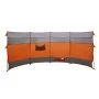 Cortaviento de camping impermeable gris naranja 366x152x152 cm de vidaXL, Paravientos - Ref: Foro24-94742, Precio: 41,08 €, D...