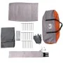 Cortaviento de camping impermeable gris naranja 366x152x152 cm de vidaXL, Paravientos - Ref: Foro24-94742, Precio: 41,08 €, D...