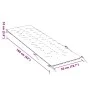 Cojín de tumbona piel sintética de ante gris 160x50x10 cm de vidaXL, Cojines para sillas y sofás - Ref: Foro24-366544, Precio...