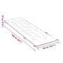 Cojín de tumbona piel sintética de ante gris 160x50x10 cm de vidaXL, Cojines para sillas y sofás - Ref: Foro24-366544, Precio...
