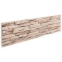 Paneles de pared 3D 14 unidades EPS marrón 100x25 cm de vidaXL, Recubrimiento de paredes - Ref: Foro24-4008556, Precio: 108,3...