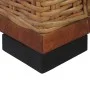 Sofá de 2 plazas con cojines ratán natural marrón de vidaXL, Sofás - Ref: Foro24-283079, Precio: 537,20 €, Descuento: %