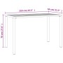 Juego de comedor de jardín 2 piezas acero gris antracita de vidaXL, Conjuntos de jardín - Ref: Foro24-3187260, Precio: 375,60...