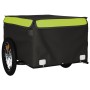 Remolque para bicicleta hierro negro y verde 45 kg de vidaXL, Remolques para bicicletas - Ref: Foro24-94088, Precio: 81,36 €,...