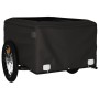 Remolque para bicicleta hierro negro y verde 45 kg de vidaXL, Remolques para bicicletas - Ref: Foro24-94088, Precio: 81,36 €,...