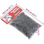 Bandas de trenzas de caballo silicona negro 500 unidades de vidaXL, Cuidado de caballos - Ref: Foro24-172492, Precio: 9,78 €,...
