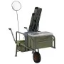 Carrito de pesca con rueda acero recubrimiento en polvo verde de vidaXL, Pesca - Ref: Foro24-94869, Precio: 107,36 €, Descuen...