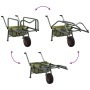 Carrito de pesca con rueda acero recubrimiento en polvo verde de vidaXL, Pesca - Ref: Foro24-94869, Precio: 98,62 €, Descuent...
