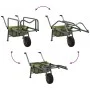 Carrito de pesca con rueda acero recubrimiento en polvo verde de vidaXL, Pesca - Ref: Foro24-94869, Precio: 107,36 €, Descuen...