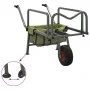 Carrito de pesca con rueda acero recubrimiento en polvo verde de vidaXL, Pesca - Ref: Foro24-94869, Precio: 107,36 €, Descuen...