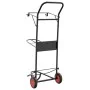 Carrito de silla de montar plegable acero negro de vidaXL, Accesorios para riendas de caballos - Ref: Foro24-172503, Precio: ...