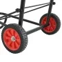 Carrito de silla de montar plegable acero negro de vidaXL, Accesorios para riendas de caballos - Ref: Foro24-172503, Precio: ...