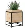 Jardinera de madera maciza de pino 40x40x50 cm de vidaXL, Maceteros y jardineras - Ref: Foro24-847018, Precio: 49,31 €, Descu...