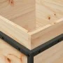 Jardinera de madera maciza de pino 40x40x50 cm de vidaXL, Maceteros y jardineras - Ref: Foro24-847018, Precio: 49,31 €, Descu...