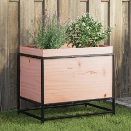Jardinera de madera maciza de abeto Douglas 60x40x50 cm de vidaXL, Maceteros y jardineras - Ref: Foro24-847026, Precio: 57,49...