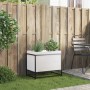 Jardinera de madera maciza de pino blanca 60x40x50 cm de vidaXL, Maceteros y jardineras - Ref: Foro24-847024, Precio: 64,89 €...