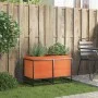 Jardinera de madera maciza pino marrón cera 80x40x50 cm de vidaXL, Maceteros y jardineras - Ref: Foro24-847030, Precio: 82,39...