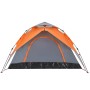 Tienda de campaña iglú 5 personas apertura rápida gris/naranja de vidaXL, Tiendas de campaña - Ref: Foro24-4004187, Precio: 1...