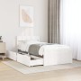 Estructura cama con cajones madera maciza pino blanco 75x190 cm de vidaXL, Camas y somieres - Ref: Foro24-846808, Precio: 159...