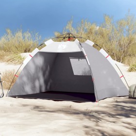 Tienda de playa 2 personas impermeable apertura rápida gris de vidaXL, Tiendas de campaña - Ref: Foro24-4005298, Precio: 60,2...