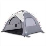 Tienda de playa 3 personas impermeable apertura rápida gris de vidaXL, Tiendas de campaña - Ref: Foro24-4005316, Precio: 74,5...
