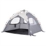 Tienda de playa 3 personas impermeable apertura rápida gris de vidaXL, Tiendas de campaña - Ref: Foro24-4005316, Precio: 74,5...