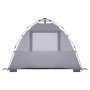 Tienda de playa 3 personas impermeable apertura rápida gris de vidaXL, Tiendas de campaña - Ref: Foro24-4005316, Precio: 74,5...