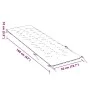 Cojín de tumbona piel sintética de ante crema 160x50x10 cm de vidaXL, Cojines para sillas y sofás - Ref: Foro24-366543, Preci...