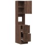 Mueble de cocina madera ingeniería marrón roble 35x50x180 cm de vidaXL, Armarios de cocina - Ref: Foro24-840764, Precio: 95,4...