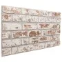 3D-Wandpaneele, 10 Stück, EPS, rot und weiß, 100x50 cm. von vidaXL, Wandverkleidung - Ref: Foro24-4008545, Preis: 193,98 €, R...