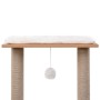 Rascador para gatos con alfombra rascadora de sisal 129 cm de vidaXL, Mobiliario para gatos - Ref: Foro24-170917, Precio: 115...