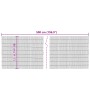 Valla de jardín de caña 500x80 cm de vidaXL, Paneles de vallas - Ref: Foro24-365757, Precio: 47,52 €, Descuento: %