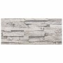 Paneles de pared 3D 14 unidades EPS gris claro 100x25 cm de vidaXL, Recubrimiento de paredes - Ref: Foro24-4008553, Precio: 1...