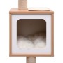 Rascador para gatos con alfombra rascadora de sisal 129 cm de vidaXL, Mobiliario para gatos - Ref: Foro24-170917, Precio: 115...