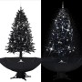 Árbol de Navidad con nieve y base de paraguas PVC negro 190 cm de vidaXL, Arboles de navidad - Ref: Foro24-289934, Precio: 15...