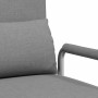 Silla giratoria y sofá cama tela gris claro en Sillones | Comprar online en Foru.es