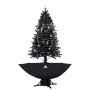 Árbol de Navidad con nieve y base de paraguas PVC negro 190 cm de vidaXL, Arboles de navidad - Ref: Foro24-289934, Precio: 15...