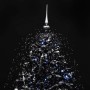 Árbol de Navidad con nieve y base de paraguas PVC negro 190 cm de vidaXL, Arboles de navidad - Ref: Foro24-289934, Precio: 15...