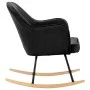 Silla mecedora de terciopelo negro by vidaXL, Rocking chairs - Ref: Foro24-289524, Price: 104,68 €, Discount: %