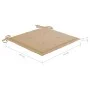 Set de bistró 3 piezas con cojines beige madera maciza teca de vidaXL, Conjuntos de jardín - Ref: Foro24-3063228, Precio: 200...