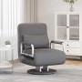 Silla giratoria y sofá cama tela gris oscuro en Sillones | Comprar online en Foru.es