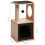 Rascador para gatos con alfombra rascadora de sisal 60 cm de vidaXL, Mobiliario para gatos - Ref: Foro24-170926, Precio: 69,1...