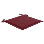 Sillas de jardín apilables 6 uds madera maciza teca con cojines de vidaXL, Sillas de jardín - Ref: Foro24-3073415, Precio: 77...
