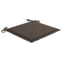 Sillas de jardín apilables 4 uds madera maciza teca con cojines de vidaXL, Sillas de jardín - Ref: Foro24-3073387, Precio: 51...